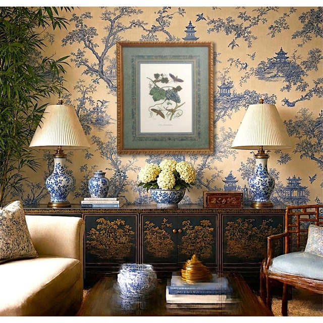 Offering a beautiful reproduction print titled "Uva Coerulea", commonly known as Blue Grape, an engraving originally...