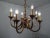 Italian Brutalist Bronze Chandelier, 1960s For Sale - Image 10 of 18