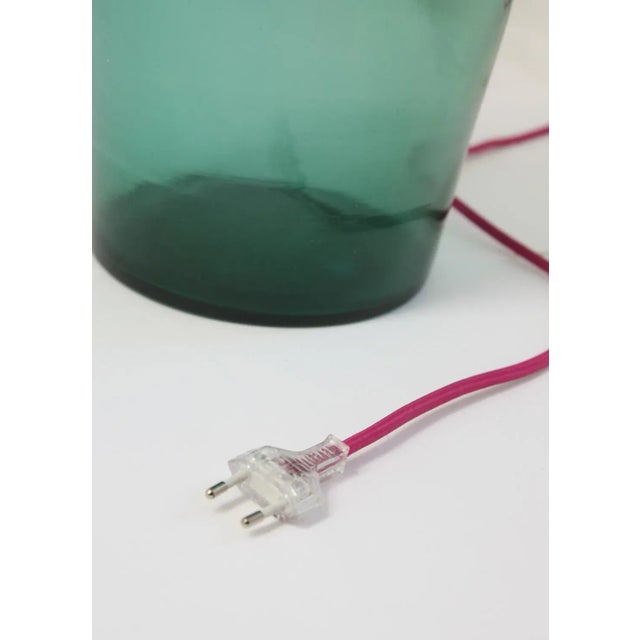 Mid-Century Modern Vintage Demijohn Lamp Light, 1950s For Sale - Image 3 of 10