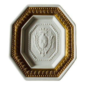 Italian Bisque Porcelain Grand Tour Style Plaque With Gilt Border | Italy, Mid-20th C.