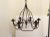 Vintage Rusty Candle Chandelier For Sale - Image 10 of 10