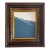 "Waves” Abstract Art in Antique Frame, Seascape Painting Transitional Wall Art by JTS For Sale