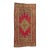 Vintage Red Turkish Oushak Rug - 03'11 X 07'07 For Sale