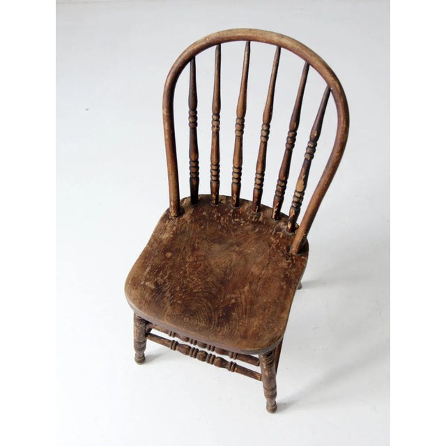 Antique Windsor Chair For Sale - Image 6 of 11