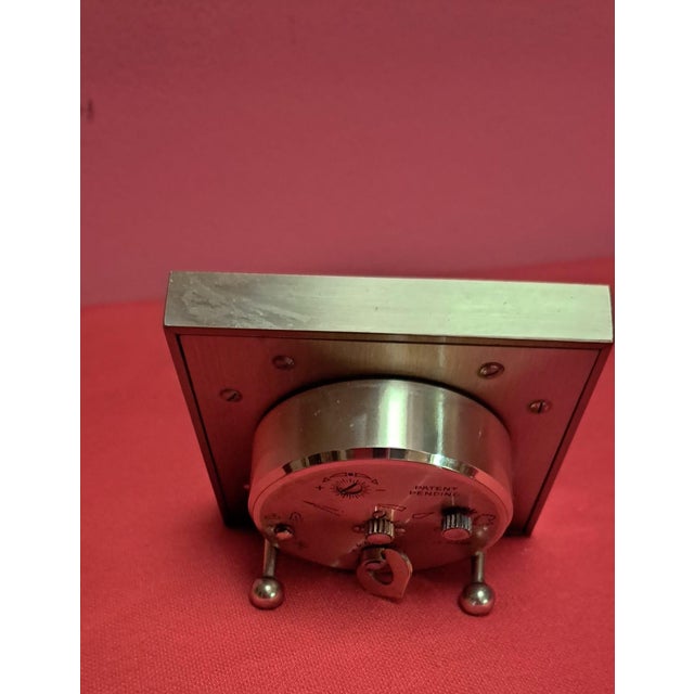 Neo-Classical Swiss 8 Day Alarm Clock from Swiza, 1965 For Sale - Image 9 of 11