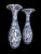 A beautiful pair of large blue and white Porcelain Japanese decorative vases, 19th century. Absolutely stunning in person,...