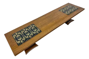 Mid-Century Modern Harvey Probber Style Walnut Coffee Table