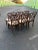 1960s Set of 8 Solid Wood Smith and Watson Chippendale Chippendale Fretwork Dining Chairs Brass Tag For Sale - Image 4 of 4
