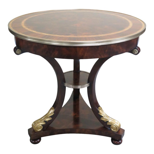 Theodore Alexander Althorp 50174 Round Mahogany Occasional Table Chairish