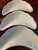 Antique J & E Mayer Semi Vitreous China Crescent Bone Plates 1881-1899 - Set of 6 For Sale - Image 13 of 15