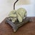 Late 20th Century Vintage Figural Bunny Rabbit Table Lamp With Crackle Glaze For Sale - Image 5 of 11