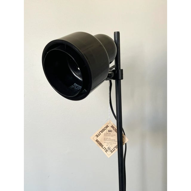 Mobilite 580 Adjustable Floor Lamp, 1970s, With Original Tags For Sale - Image 4 of 13