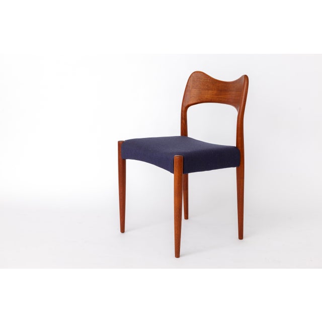 Vintage Teak Chair by Arne Hovmand-Olsen for Mogens Kold, 1960s For Sale - Image 3 of 10