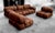 Iconic modular seating system, this set has two large modules with back rest, two large modules with back rest and one arm...