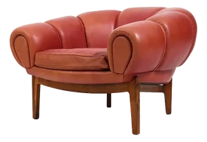Danish Croissant Easy Chair by Illum Wikkelsø, 1950s