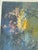 1960s Signed Hoi Lebadang Floral Lithograph "Epreuve D'artiste" Artist Proof For Sale - Image 9 of 12