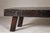 Brown Rustic and Robust Coffee Table with Honeycomb Patterns and Dark Custom Finish For Sale - Image 8 of 12