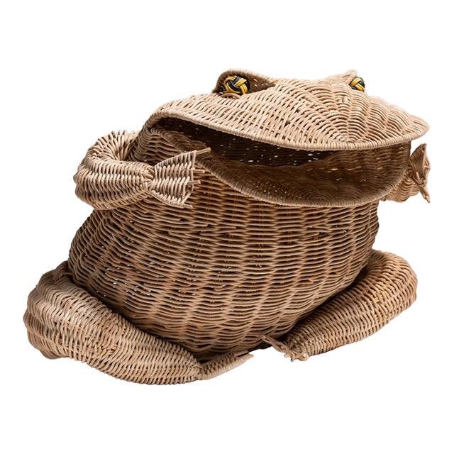 1970s France Tan Wicker Sculpture For Sale