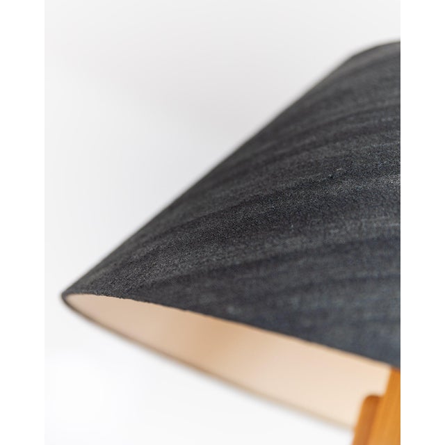 Ceiling Light with Silk Lampshade from Temde, 1960s For Sale - Image 5 of 11