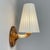 Alabaster, Birch and Pleated Fabric Wall Light, Sweden, 1920s For Sale - Image 14 of 18