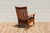 1940s Mission Style Solid Oak Rocking Chair | Arts & Crafts Wooden Rocker For Sale - Image 11 of 18