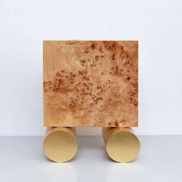 Twenty-seven woods for a Chinese artificial flower vase S by Ettore Sottsass, edited by Design Gallery Milano, 1995....