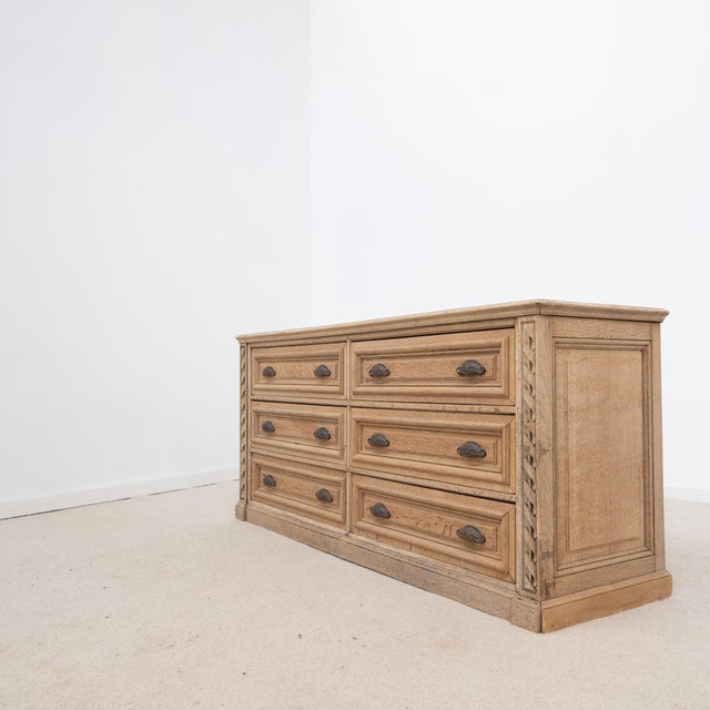 Early 20th Century Oak and Bluestone Workshop Cabinet with Drawers, 1900 For Sale - Image 5 of 11