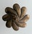 Not Yet Made - Made To Order Antique Brass Floral Pendant Light Fixture, Handmade Flower Ceiling Light For Sale - Image 5 of 12