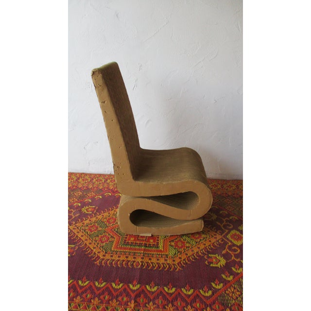 Vintage Frank Gehry Corrugated Cardboard Wiggle Chair ...