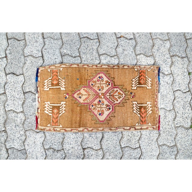 1960s Vintage Anatolia Wool Handmade Rug For Sale - Image 6 of 6