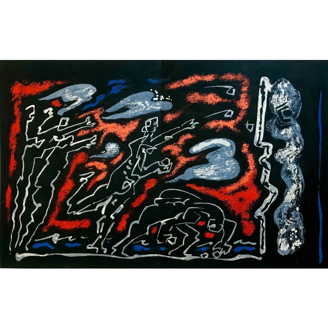 Artist: Andre Masson Country: France Title: Untitled 10 Medium: Original Lithograph Marks: Not signed, not numbered Paper:...