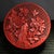 Cinnabar Carved Lacquer Round Box With Peony & Butterfly For Sale - Image 4 of 6