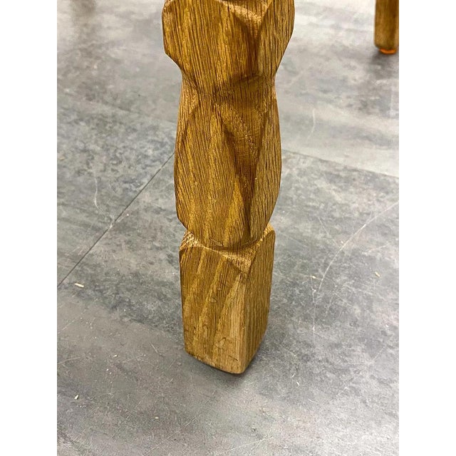 4 Danish Mid Century Oak Dining Chairs For Sale - Image 9 of 10