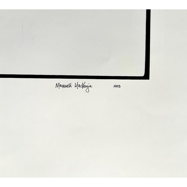 Realism Maxwell Mackenzie, Farm, Winter Landscape, Large Panoramic Vintage Color Photograph Signed Photo, 1993 For Sale - Image 3 of 10