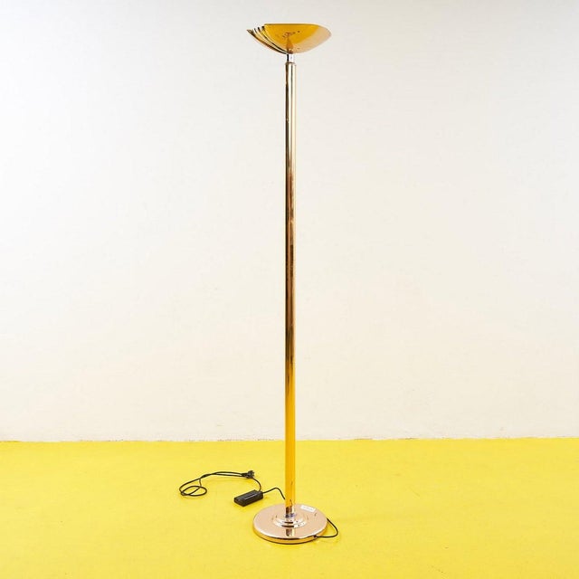 Silver Modern Floor Lamp in Metal For Sale - Image 8 of 9