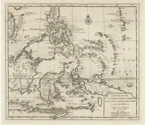 Map of the Philippines and Part of Indonesia Spice Islands, 1744