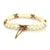 White 1990s Mikimoto Estate Akoya Pearl Double Strand Bracelet 14k Gold For Sale - Image 8 of 8