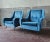 Mid-Century Armchairs in Blue Velvet, Italy, 1950s, Set of 2 For Sale - Image 8 of 8