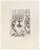 Aquatint and etching on paper. Hand signed lower right by Marc Chagall. Hand numbered 8/35 lower left. Paper size: 14.12 x...