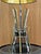 Metal 1970s Space Age Brass & Chrome Starburst Table Lamp For Sale - Image 7 of 8