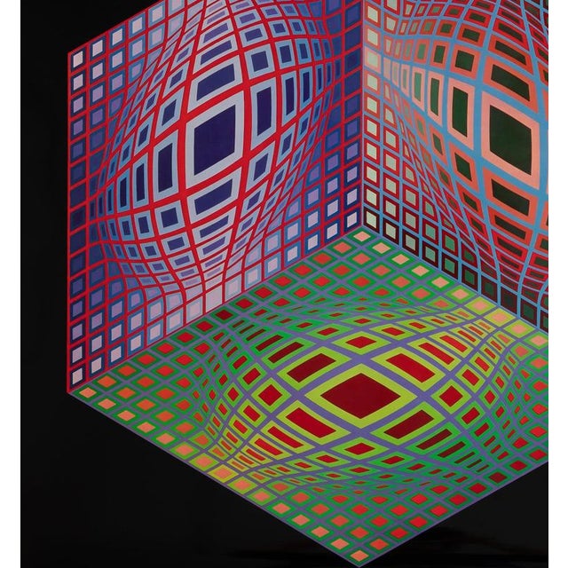 Victor Vasarely, TEST 2, Photogravure For Sale - Image 4 of 5
