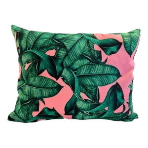 Contemporary 16 X 20 Banana Leaf Pillow Cover - Christi Tasker Miami