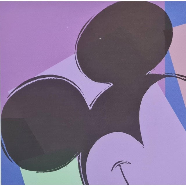 Blue After Andy Warhol, Mickey Mouse , 1980s, Lithograph For Sale - Image 8 of 10