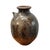 Antique 18th C French Provincial Walnut Oil Jug Jar in Rich Brown Glazed Terracotta For Sale In Raleigh - Image 6 of 8