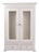 Grey-Painted Display Cabinet with Drawers, 1890 For Sale
