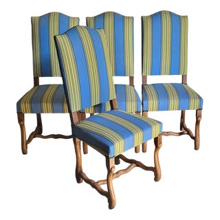 Louis XIII Sheep Bone Chairs, 1890s, Set of 4 For Sale