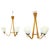Mid-Century Czech Wood and Glass Chandeliers by Dřevo Humpolec, 1970s, Set of 2 For Sale - Image 15 of 15