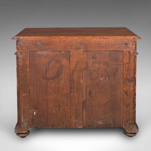 Mid 19th Century Antique Drawing Room Cabinet, French, Walnut, Buffet, Neoclassical, Victorian For Sale - Image 5 of 12