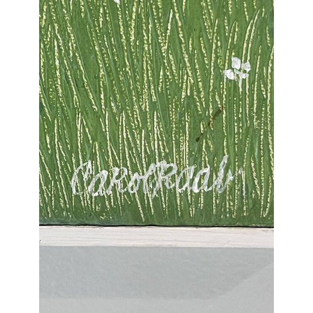 2000 - 2009 Whimsical Contemporary Folk Art Painting of Children Playing Beneath a Tree For Sale - Image 5 of 6