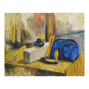 Late 20th Century Printmakers Studio Painting